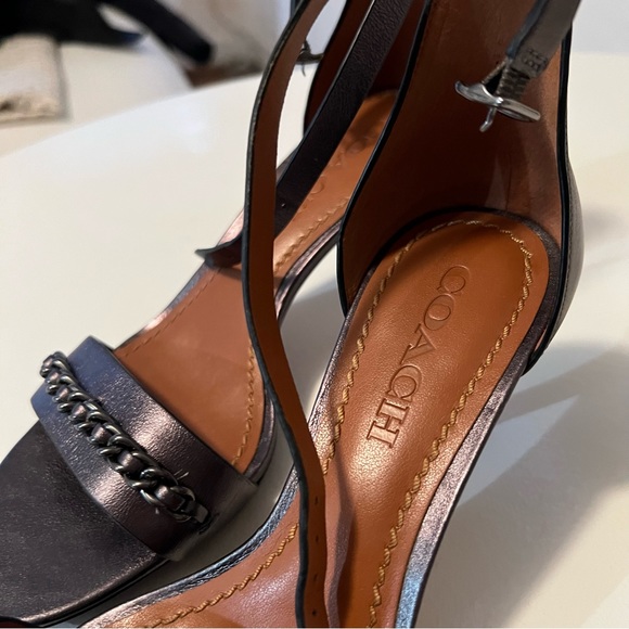 Coach Kitten Heels Ankle Strap - Picture 6 of 8